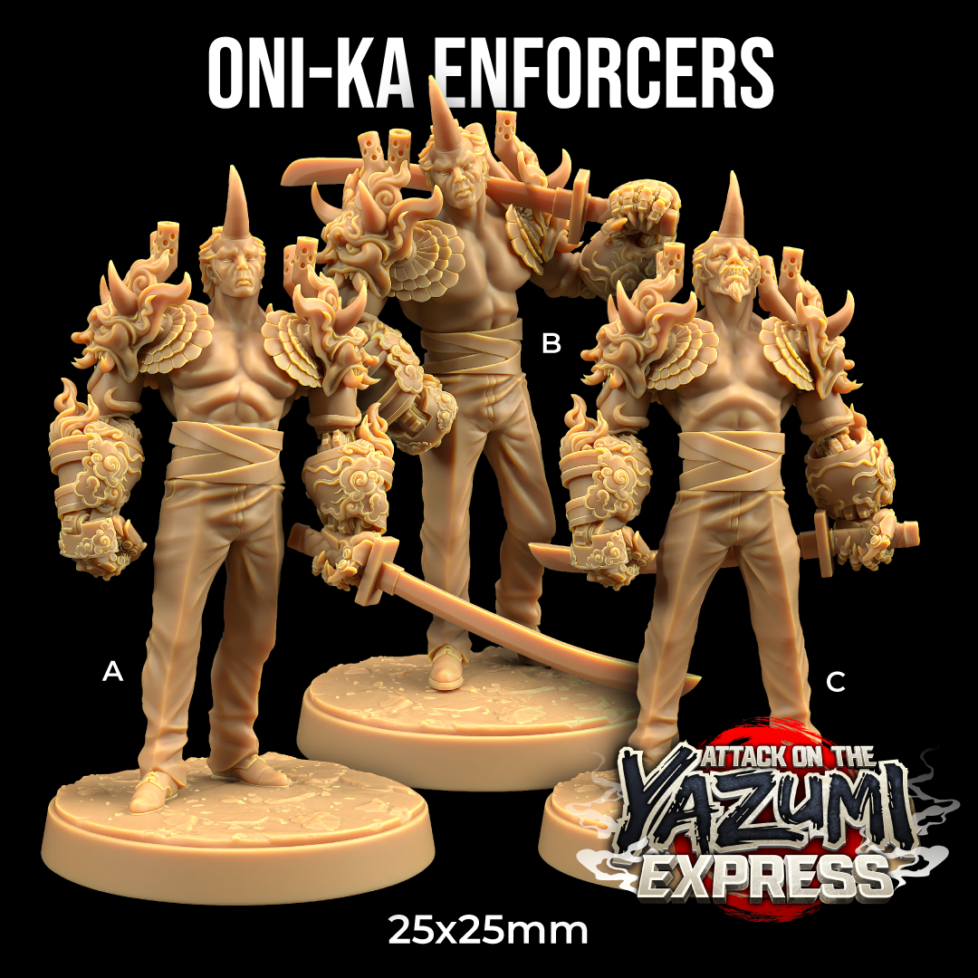 Oni-ka Enforcers | PRESUPPORTED | Attack on The Yazumi Express